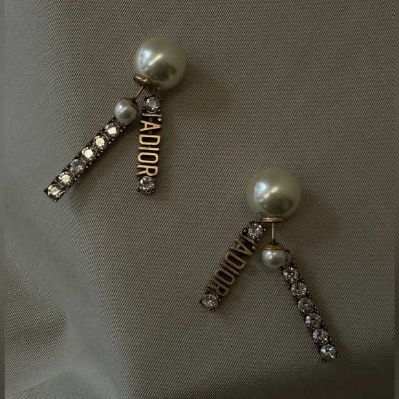 Dior Jewelry - Christian Dior J’adior Pearl and Crystal Earrings